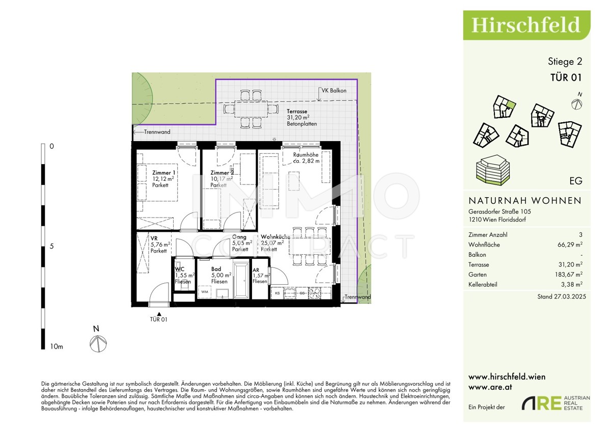 Gartenwohnung in Grhruhelage /  / 1210 Wien / Bild 7