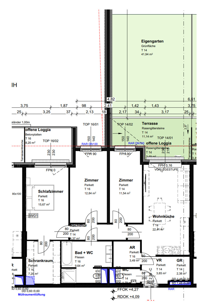 Licht. Luft. Lebensqualit�t: 4-Zimmer-Wohnung mit Loggia, Terrasse & Garten /  / 1140&nbsp;Wien / Bild 0