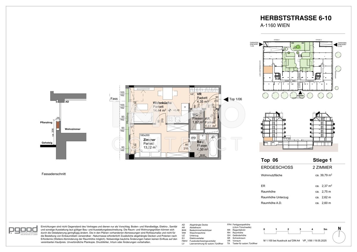 WOHNEN AM PARK - Zentrale 2-Zimmer-Wohnung ideal fr Singles oder Paare /  / 1160 Wien / Bild 1