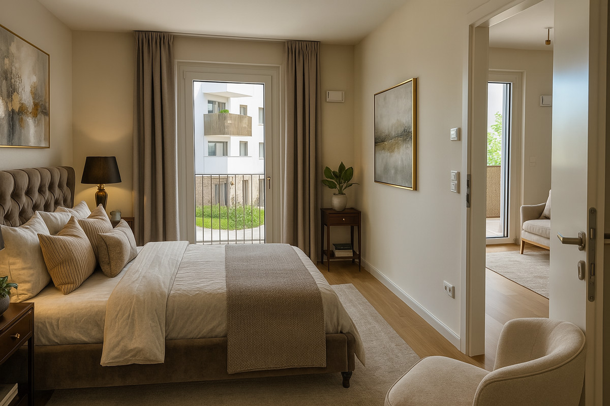 WOW! Provisionsfrei, MEGA PREIS und Erstbezug! Nhe U1 Leopoldau: 2 Zimmer mit Balkon /  / 1210 Wien / Bild 2