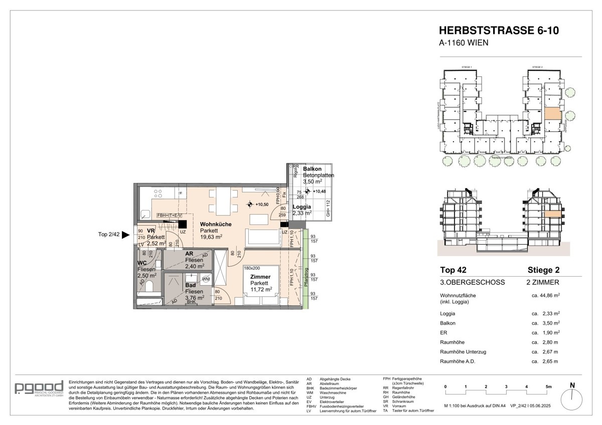 Modernes Wohnen mit Freiflche: U6 Burggasse - WOHNEN AM PARK - Urban & Grn /  / 1160 Wien / Bild 1