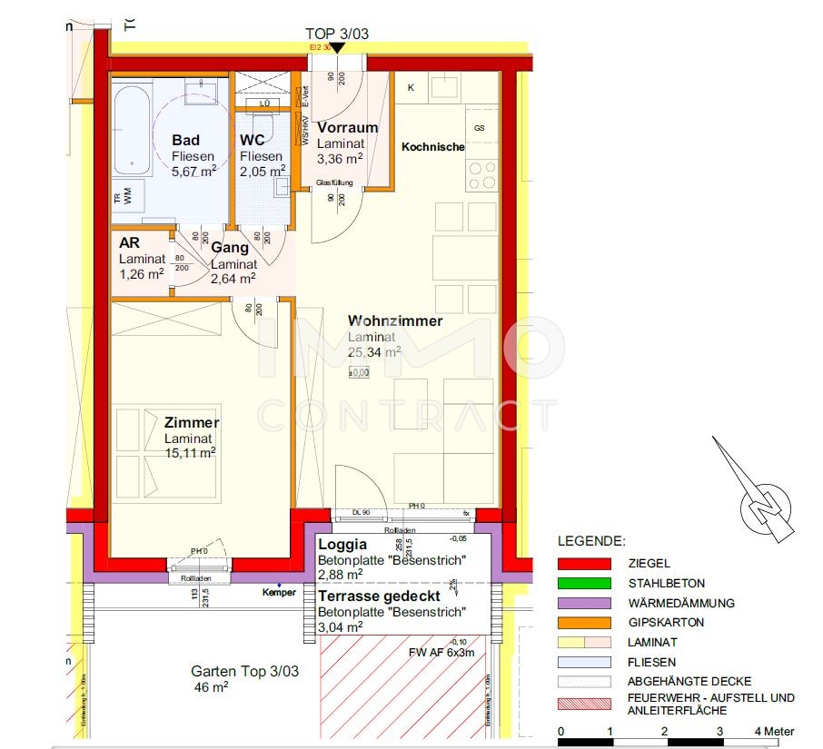 Grozgige 2 Zimmerwohnung! /  / 3141 Kapelln / Bild 7