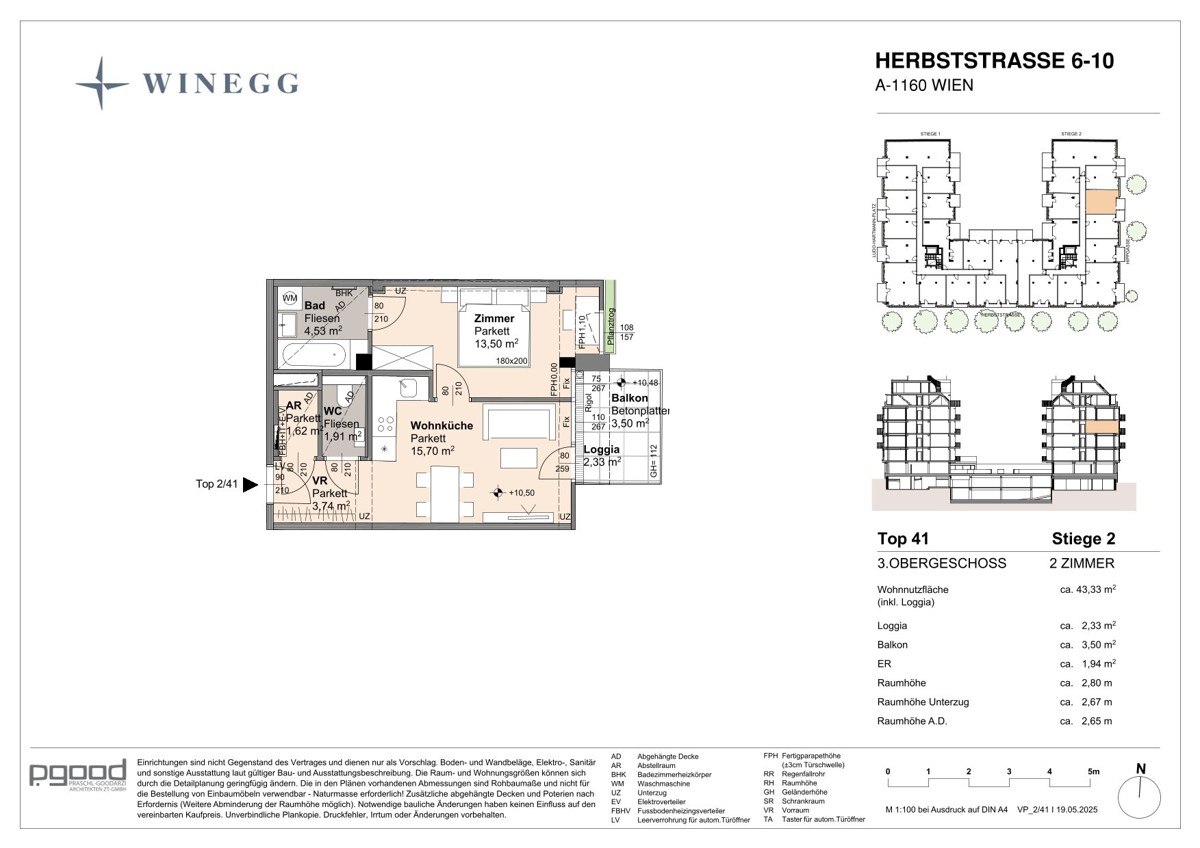 WOHNEN AM PARK - Urban & Grn - Erstbezug 2 Zimmer! /  / 1160 Wien / Bild 7