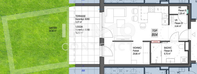 Ideale Kleinwohnung fr Gartenliebhaber in den STADTTERRASSEN PEUERBACH - provisionsfrei!  ** JETZT FRHKUFER-RABATT!** /  / 4722 Peuerbach / Bild 2