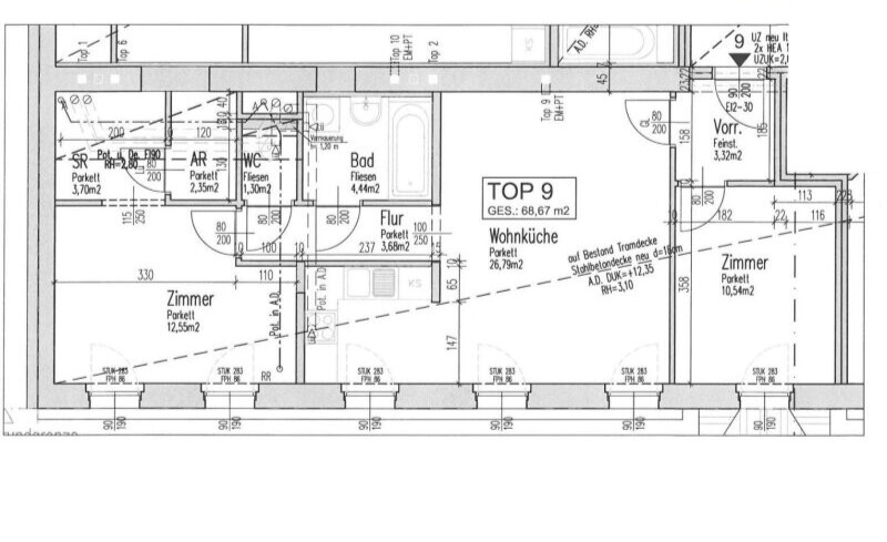 Provisionsfrei fr den Mieter! 3-Zimmer-Wohnung in wunderschnem Altbau! /  / 2000 Stockerau / Bild 7