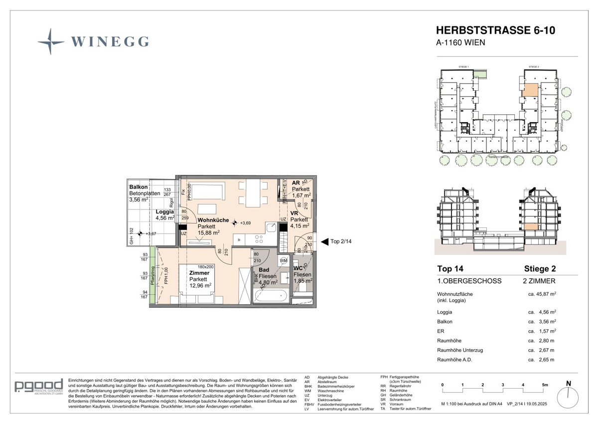 Urbanes Wohnen direkt gegenber dem 7. Bezirk! Gute Infrastruktur! Ruhige Hoflage! /  / 1160 Wien / Bild 7