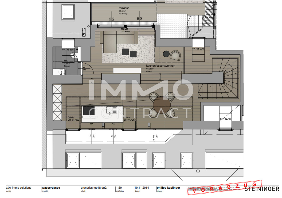 Ein Meisterwerk aus Licht, Raum und Design: Penthouse - Luxury & Lifestyle in the Heart of Vienna: Wassergasse /  / 1030 Wien / Bild 4