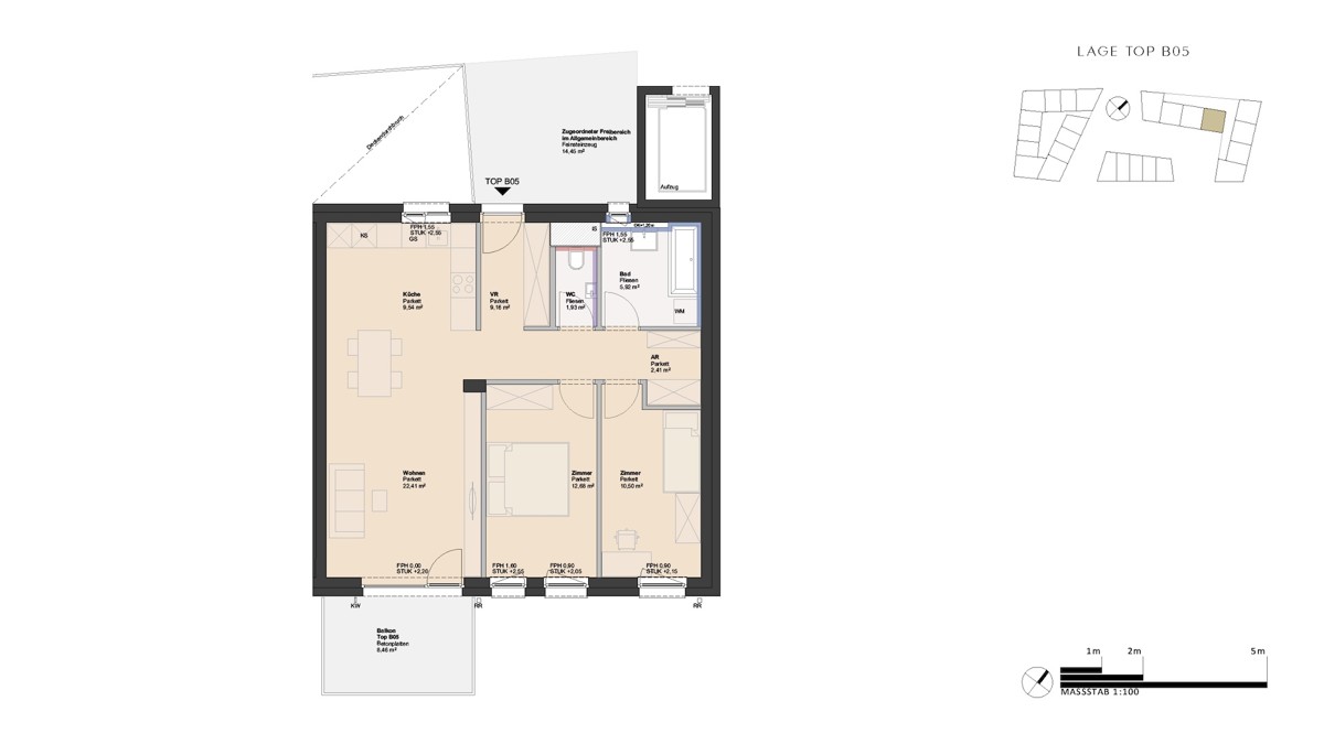 Einzigartiger Wohnstil - 3-Zimmer Wohnung - leistbar & provisionsfrei! /  / 4030 Linz / Bild 2