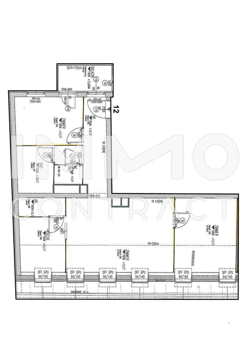 Die Belohnung f�r langes suchen! 3 Zimmerwohnung mit Balkon Beheimgasse 38 /  / 1170&nbsp;Wien, Hernals / Wien 17., Hern / Bild 1