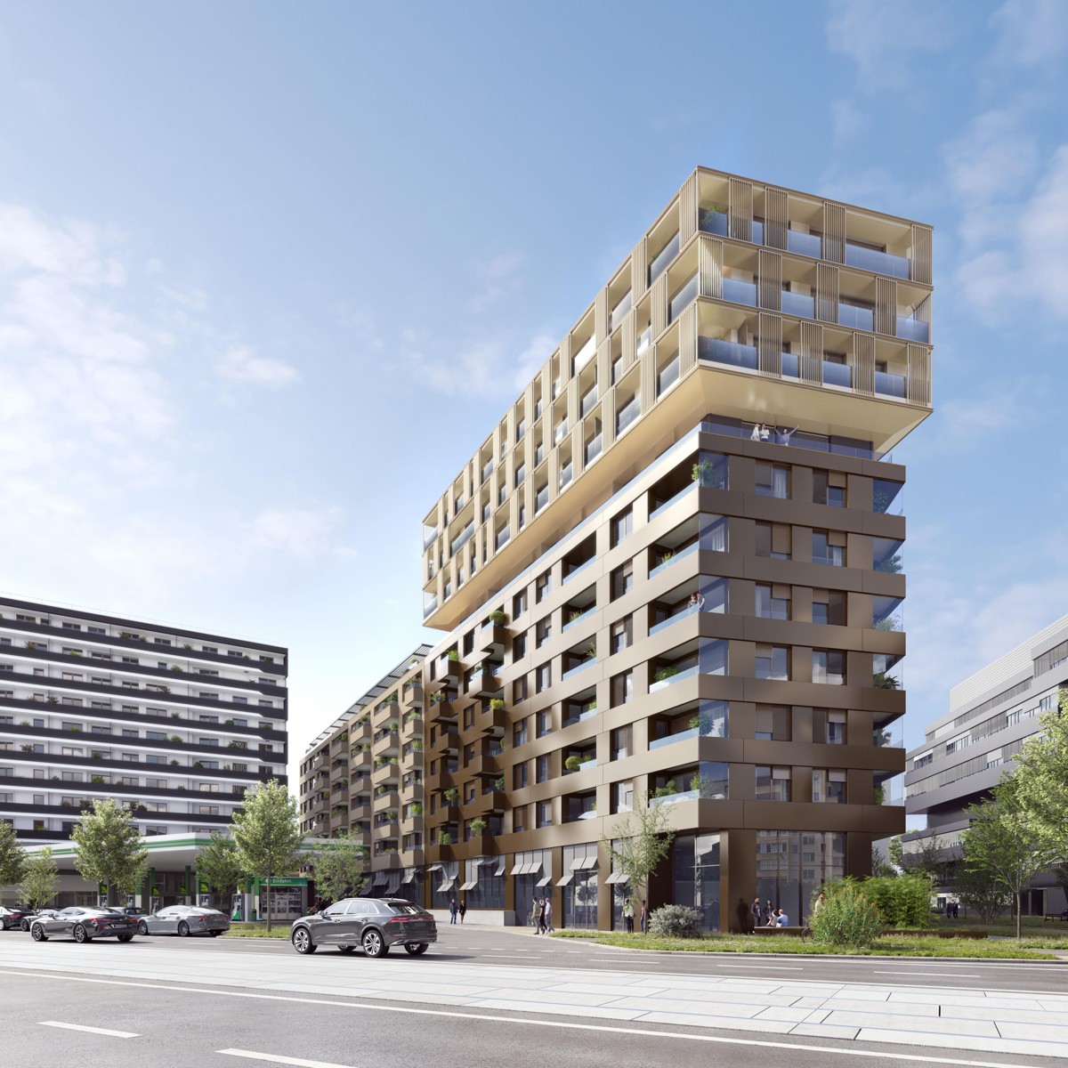 Provisionsfrei: 7. Stock - Laxenburger Strae/Hauptbahnhof - groe Zweizimmer-Wohnung /  / 1100 Wien / Bild 2