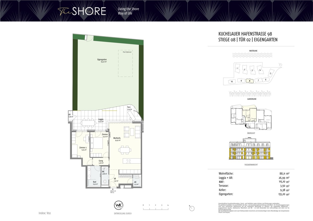 3 Zimmer mit 130m2 Garten zum Spitzenpreis! Das Herzstck /  / 1190 Wien, Dbling / Wien 19., Dbl / Bild 0