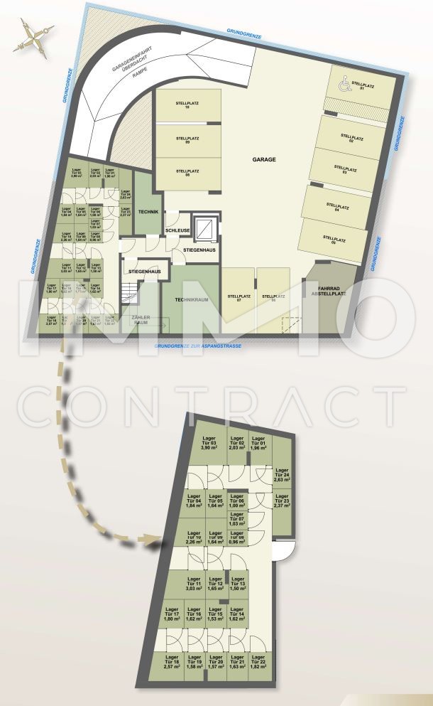 Au�ergew�hnliche Architektur im Neubau mit hohen Decken! 2 Terrassen auf Wohnebene! Provisionsfrei /  / 1030&nbsp;Wien, Landstra�e / Bild 9