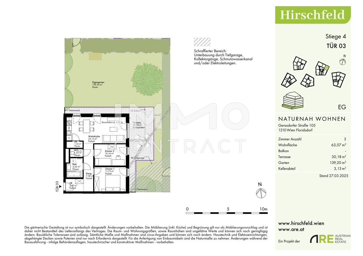 Traumhafte Gartenwohnung in Ruhelage /  / 1210 Wien / Bild 8
