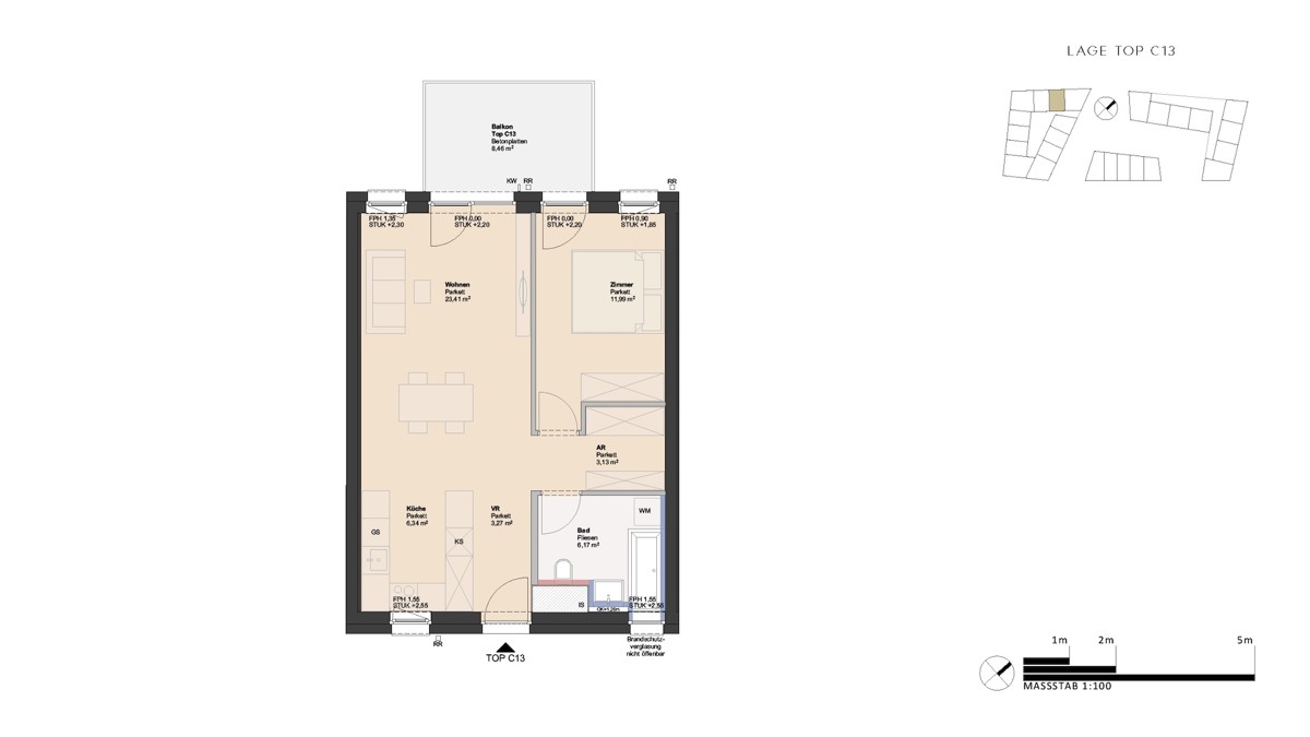 Provisionsfreie 2- Zimmer Wohnung Nhe Traunauen /  / 4030 Linz / Bild 1