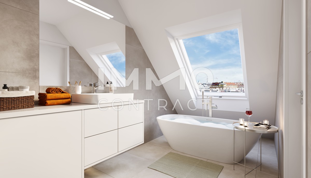 Licht- und sonnendurchflutetes Penthouse mit 65 qm Dachterrasse (Neubau, Erstbezug) /  / 1160 Wien / Bild 6
