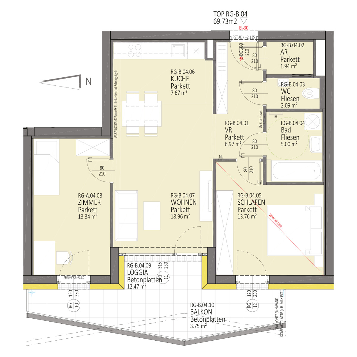 3-Zimmer Wohnung mit einzigartigem Blick auf Linz! /  / 4020 Linz / Bild 4