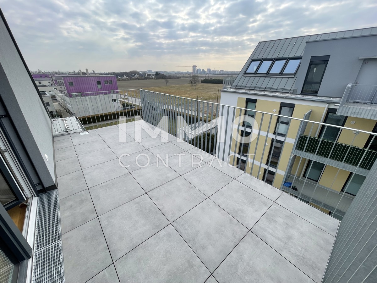 Letzte Change zum Erstbezug: 2 Dachterrassen & 2 Monate mietfrei ? 3-Zimmer-DG-Wohnung mit Kühlung / / 1220 Wien / Bild 2