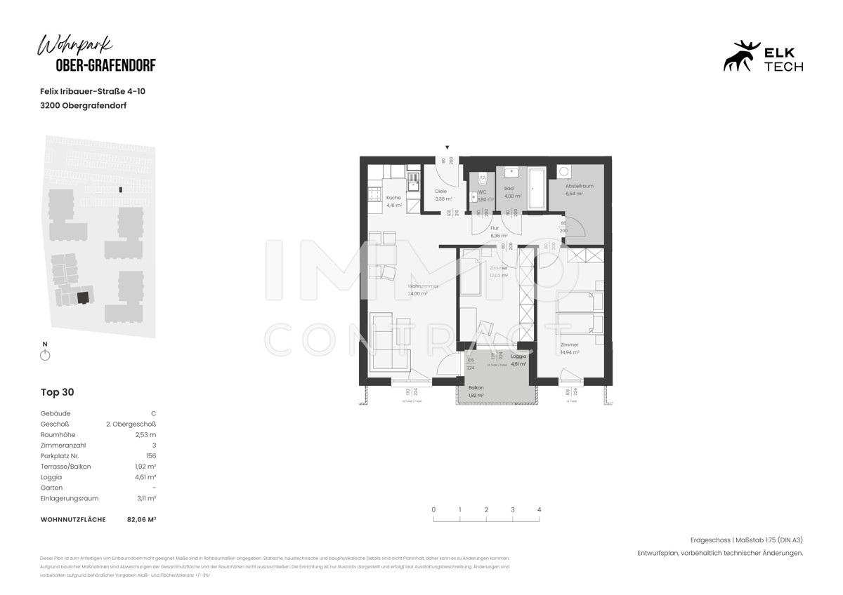 Durchdachte 4 Zimmer Wohnung! /  / 3200 Ober-Grafendorf / Bild 7