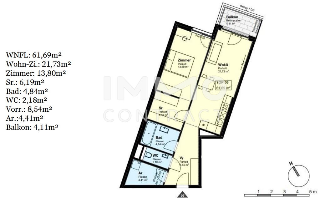 *Provisionsfrei* Neubauwohnungen beim Freizeitparadies "alte Donau" 2-3 Zimmer; Freiflchen; Garagenstellpltze /  / 1220 Wien / Bild 5