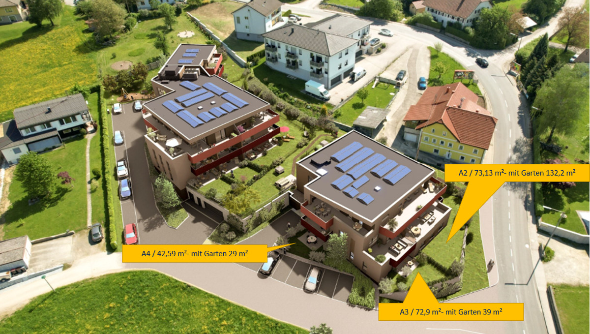 Klein & Fein - kompakte Gartenwohnung in den STADTTERRASSEN PEUERBACH - provisionsfrei! /  / 4722 Peuerbach / Bild 1