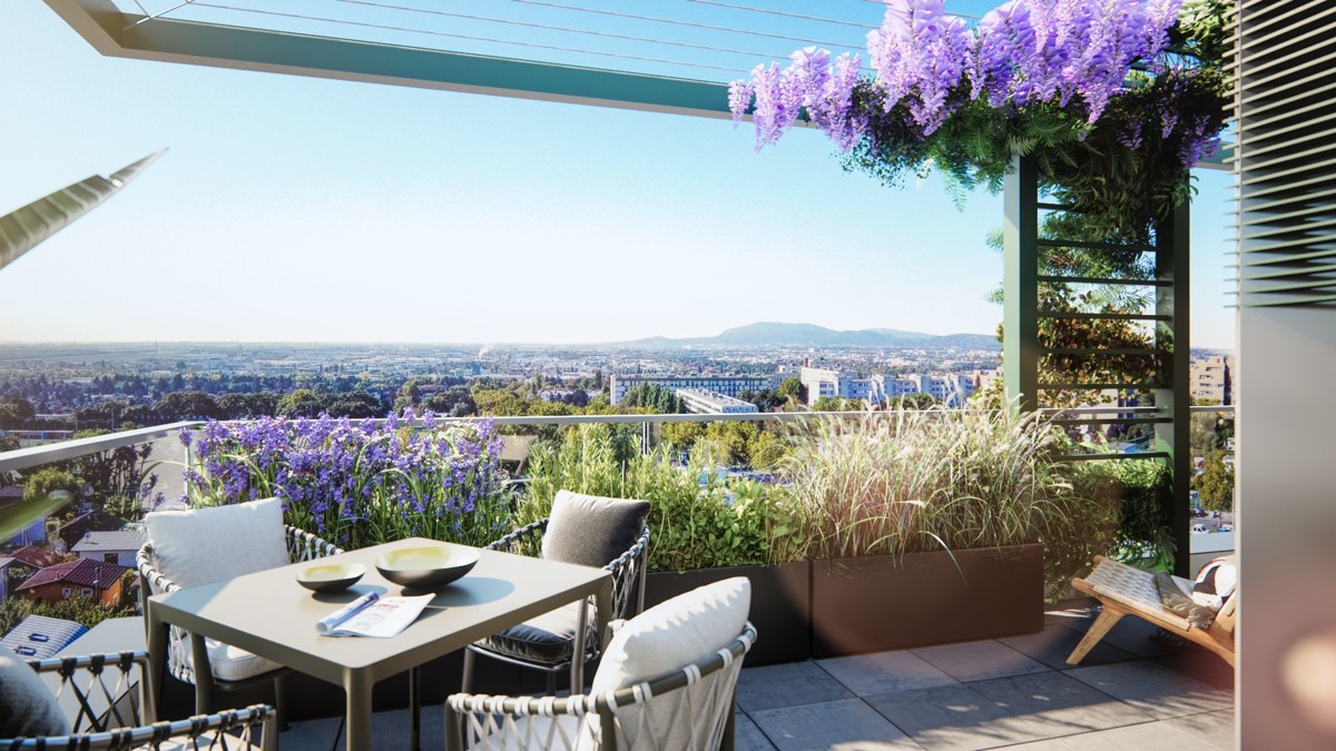 5. Stock mit Ausblick! NEU! Provisionsfrei - Luxuris Wohnen im exklusiven Prachtgarten /  / 1100 Wien, Favoriten / Bild 5