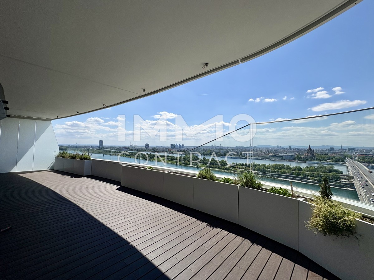 Atemberaubendes Apartment mit grozgigem Balkon, ganz Wien im Blick (Gym, Pool, Sauna, Doorman uvm) /  / 1220 Wien / Bild 5