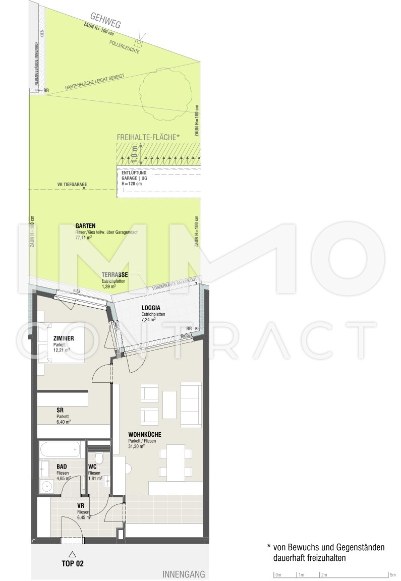 Viel Freiraum - idyllischer Garten + inklusive Garagenstellplatz /  / 2122 Ulrichskirchen / Bild 2