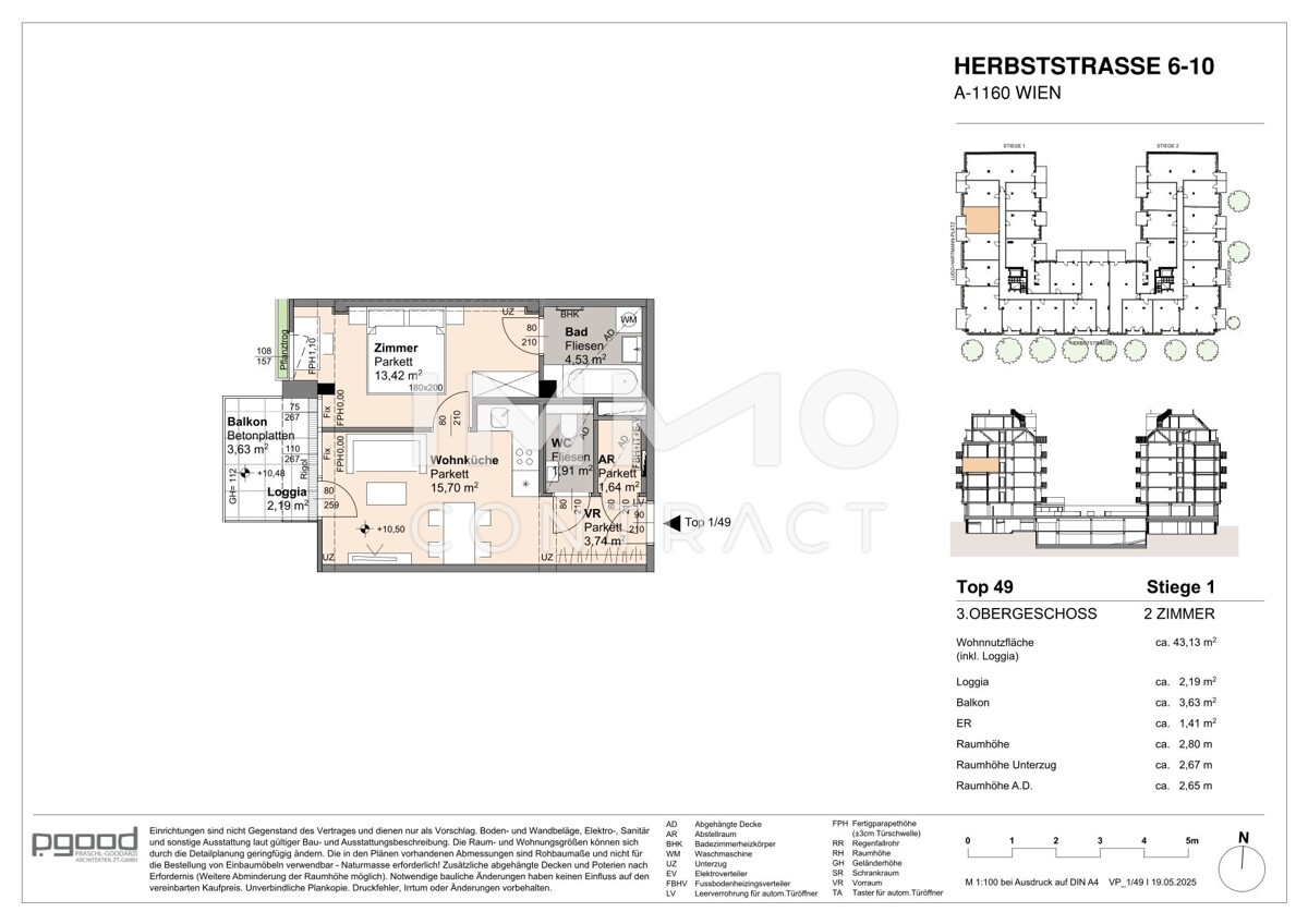 WOHNEN AM PARK - Urban & Grn - 2 Zimmer Wohnung mit Parkblick! /  / 1160 Wien / Bild 7