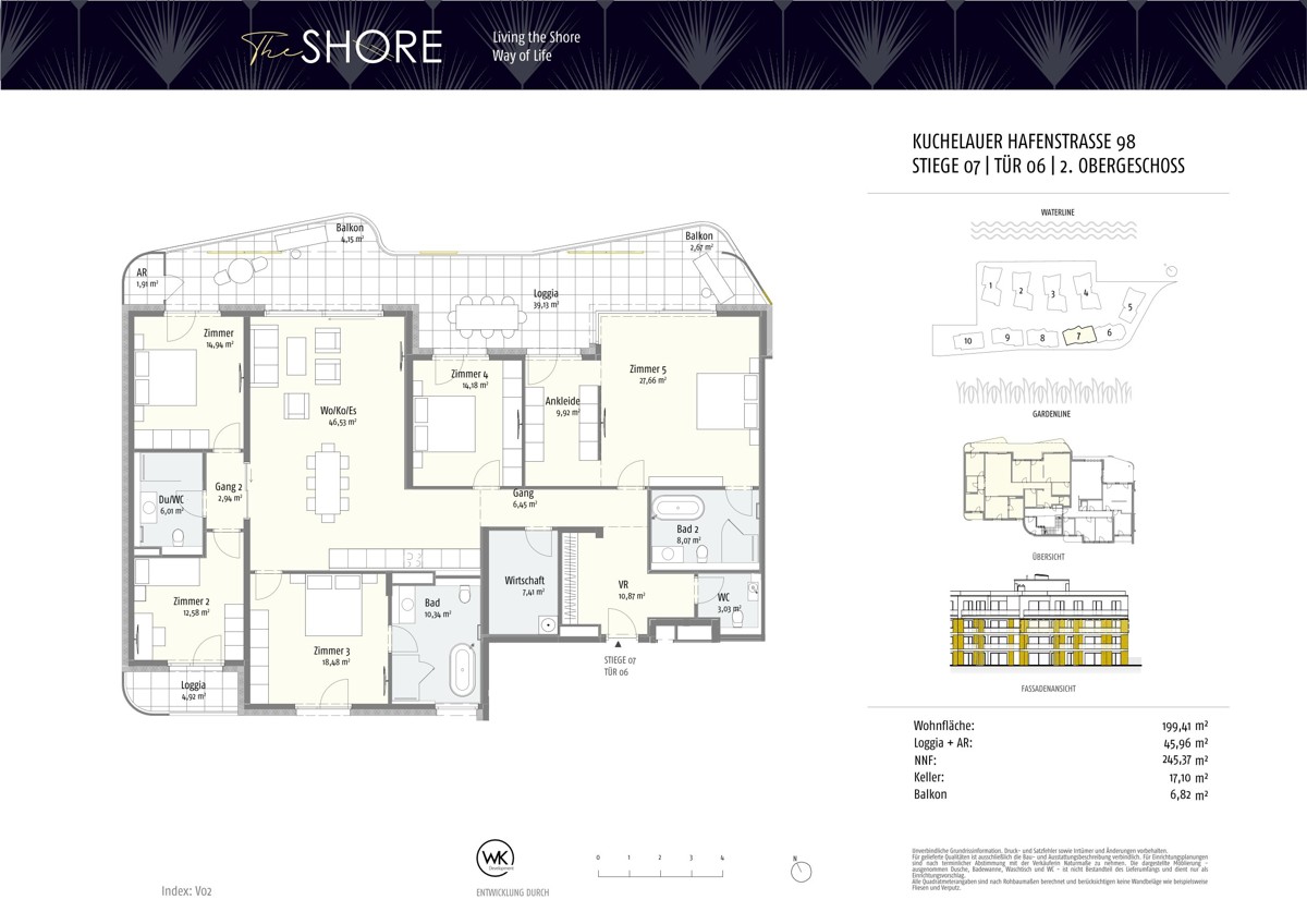WIE IM URLAUB - Von Der Sonne Geksst!  - direkt am Wasser, LUXURY LIVING /  / 1190 Wien, Dbling / Wien 19., Dbl / Bild 1