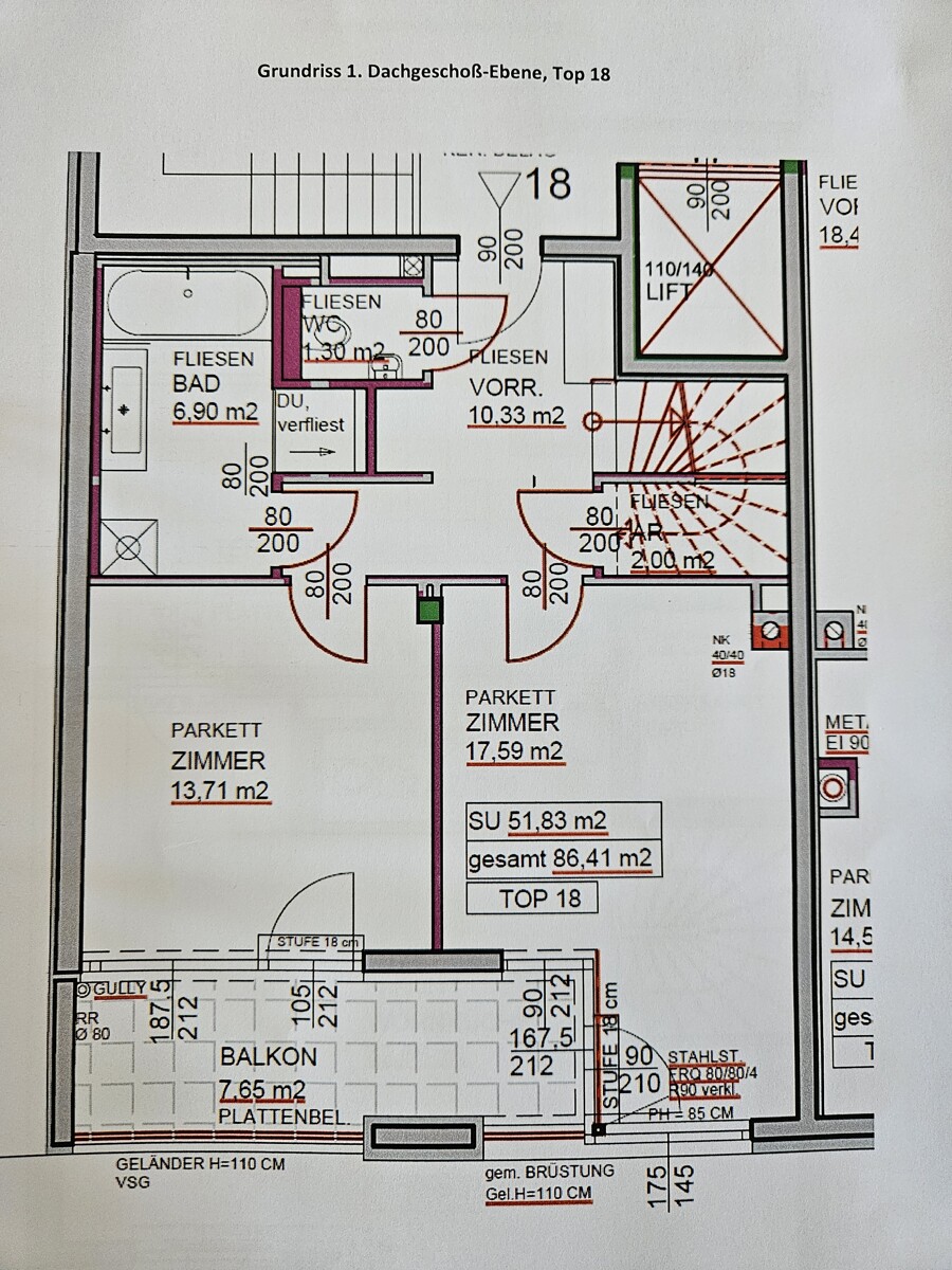 Exklusive City-Maisonette mit Panoramablick, Kamin & Abendsonne über der Stadt / / 1050 Wien / Bild 5