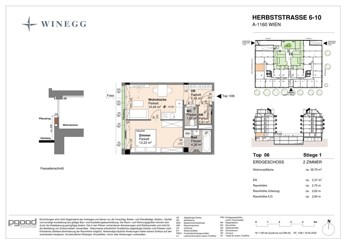 WOHNEN AM PARK - Zentrale 2-Zimmer-Wohnung ideal fr Singles oder Paare /  / 1160 Wien / Bild 5