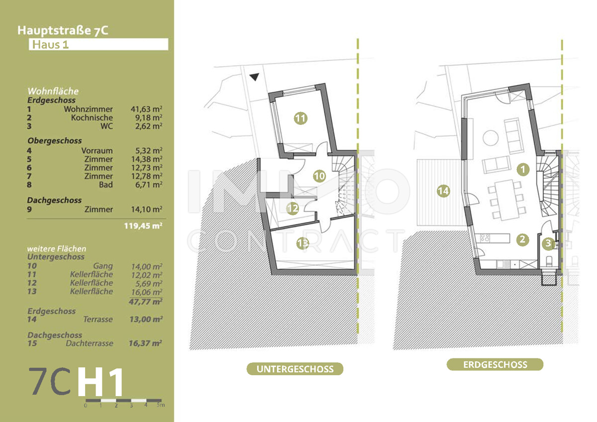 Leben im Gr�nen ? moderne Neubau-Doppelhaush�lfte in naturnaher Umgebung und N�he zur Stadt Wien /  / 3421&nbsp;H�flein an der Donau / Bild 6