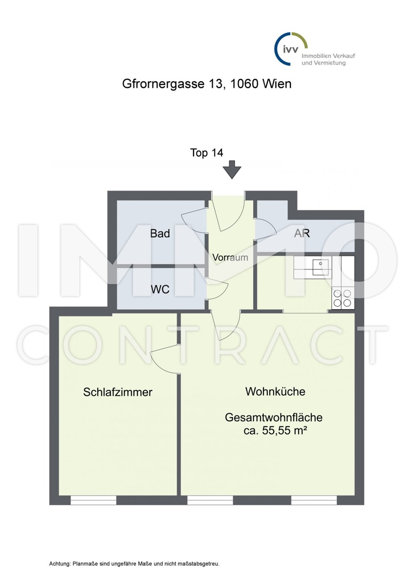 2-ZIMMERWOHNUNG NHE MARIAHILFER STRASSE! Gfrornergasse 13 Top 14 /  / 1060 Wien / Bild 5