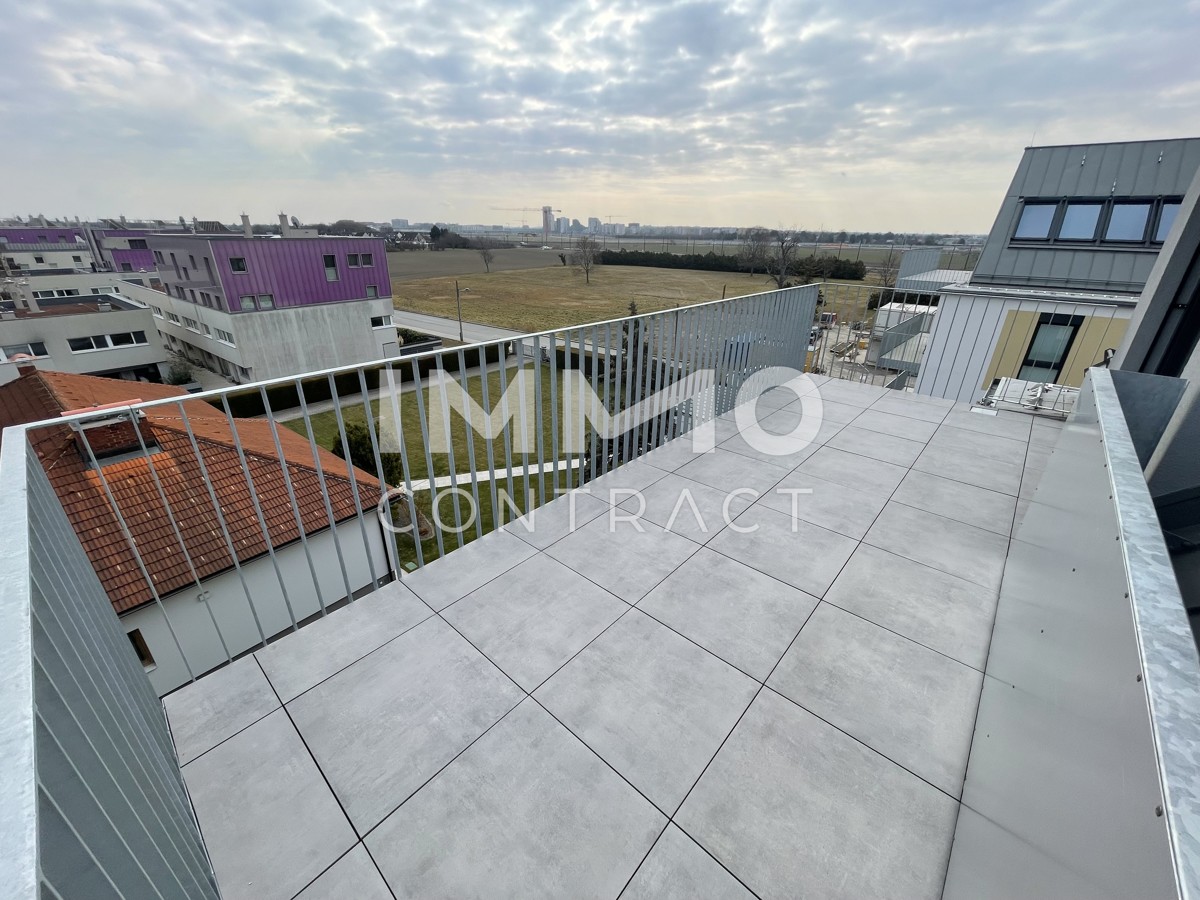 Zwei Dachterrassen, Kühlung & 2 Monate mietfrei: attraktive 3-Zimmer-DG-Wohnung / / 1220 Wien / Bild 2