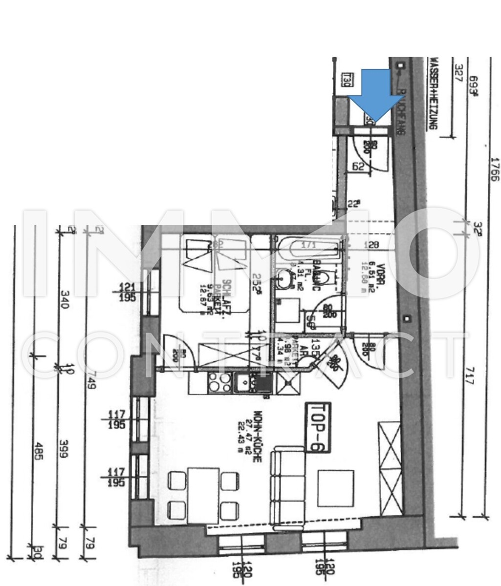 ** Tolle 2-Zimmer-Wohnung direkt am Stadtplatz 6 - Top 6 /  / 4600&nbsp;Wels / Bild 6