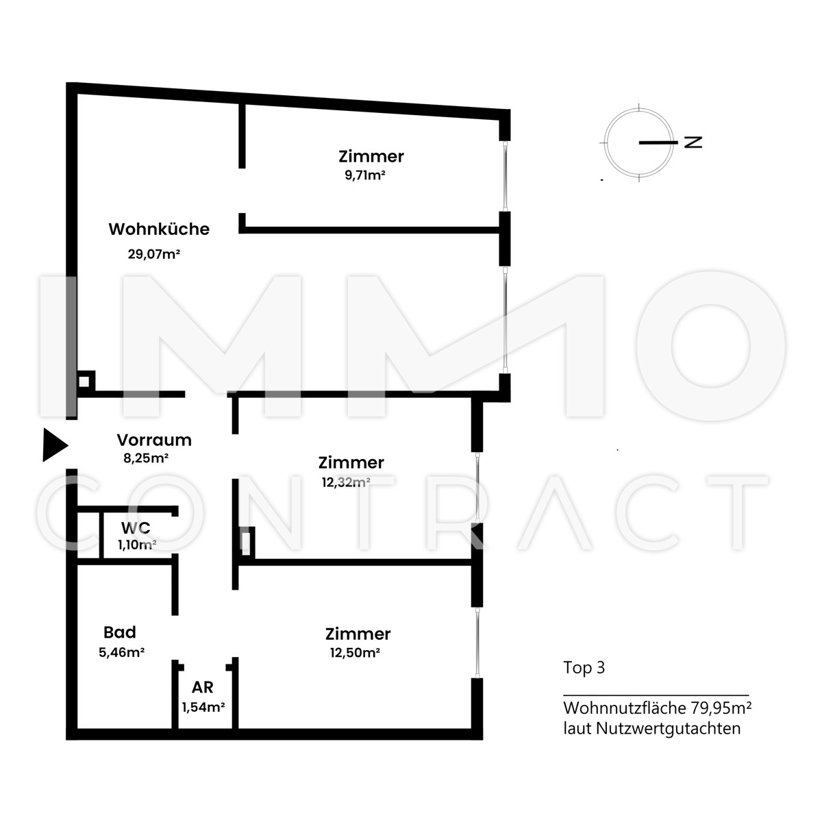 4 Zimmer Wohnung - PROVISIONSFREI - ERSTBEZUG - Nhe STIFT /  / 3400 Klosterneuburg / Bild 4
