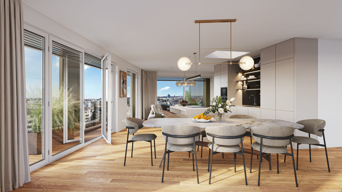Penthouse Deluxe - Directly at the main train station: Commission-free + Completion in October /  / 1100 Wien / Bild 2