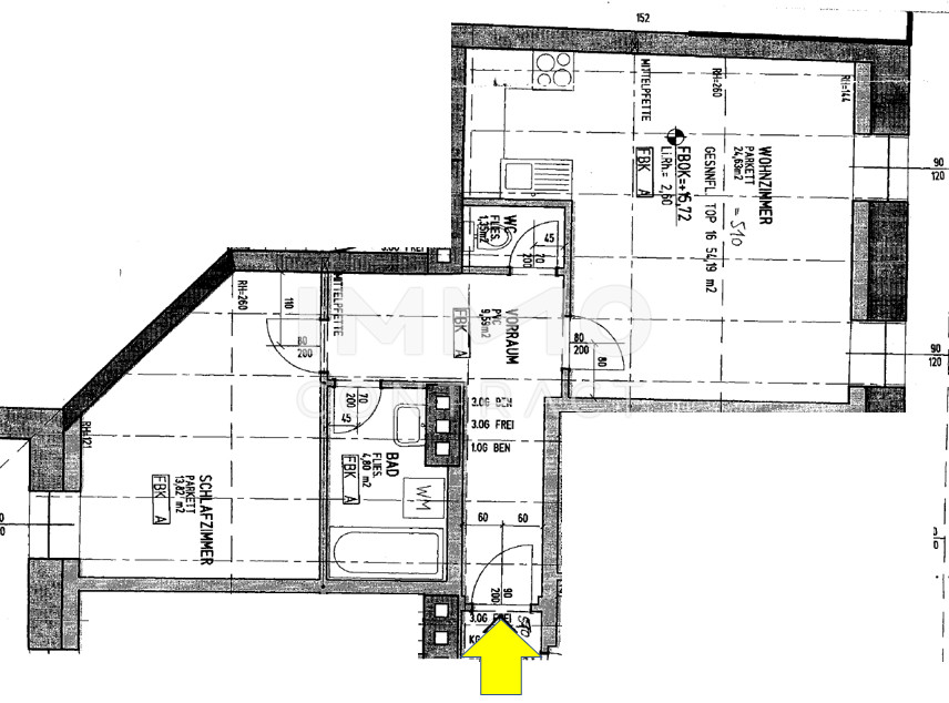 Gemtliche 2-Zimmer Wohnung in der Bischofstr. 3 /  / 4020 Linz / Bild 4