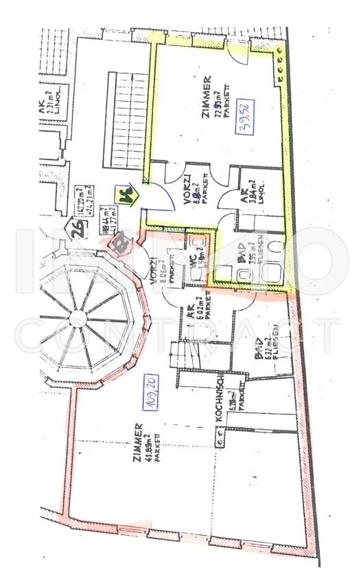 Grozgige 2-Zimmer Galeriewohnung  mit Dachterrasse am Hauptplatz 15-16, Top 27 /  / 4020 Linz / Bild 10