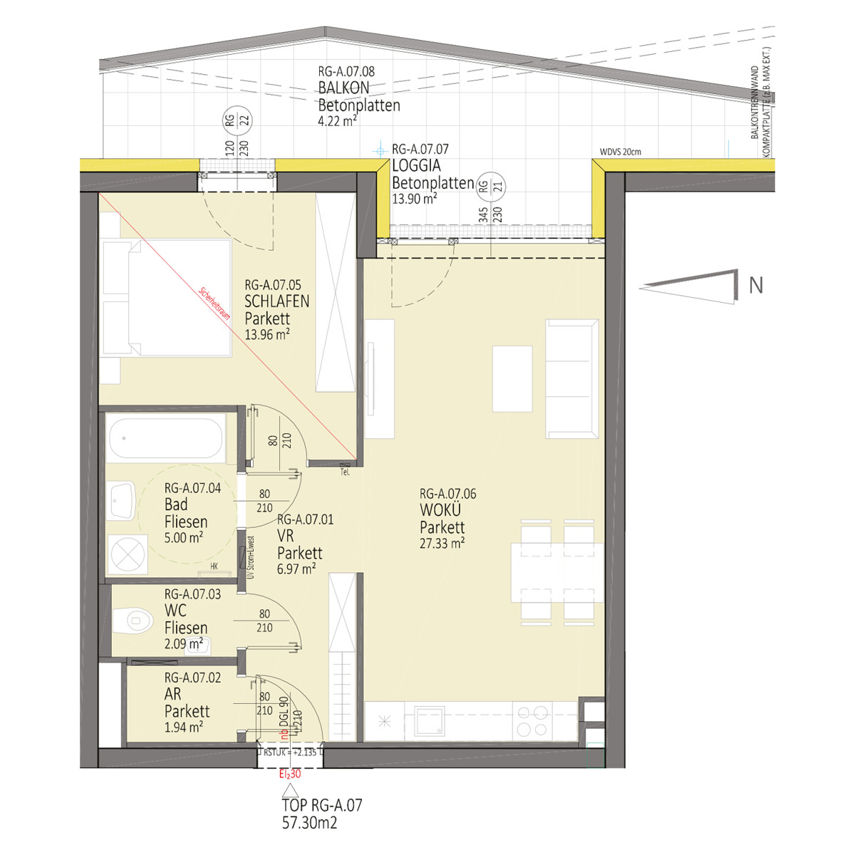 2-Zimmer Wohntraum mit einzigartigem Blick auf Linz! /  / 4020 Linz / Bild 9