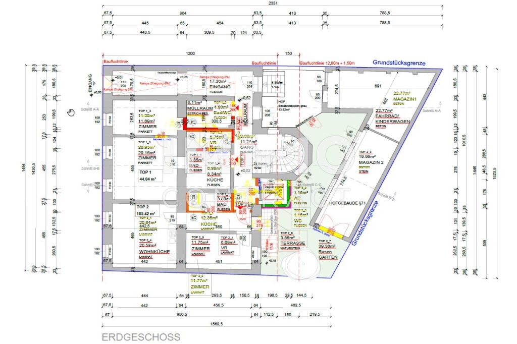 Baubewilligtes Wohnbauprojekt 
mit Balkonen und Terrassen! /  / 1210 Wien / Bild 3