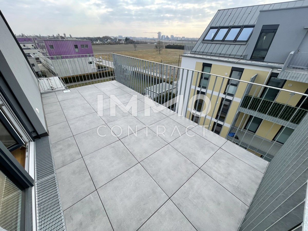 Zwei Dachterrassen, Kühlung & 2 Monate mietfrei: attraktive 3-Zimmer-DG-Wohnung / / 1220 Wien / Bild 4