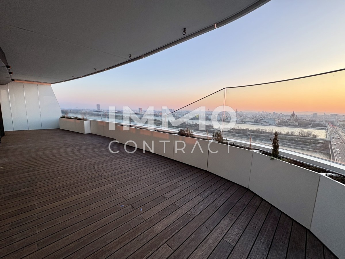 Atemberaubendes Apartment mit grozgigem Balkon, ganz Wien im Blick (Gym, Pool, Sauna, Doorman uvm) /  / 1220 Wien / Bild 6