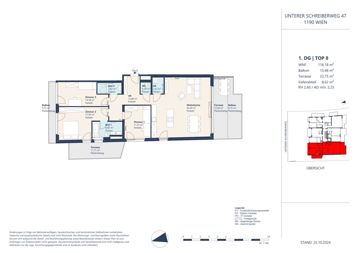 Dachgeschoß Wohn(T)raum in begehrter Lage im 19. Bezirk! Wohnen bei den Weinbergen! / / 1190 Wien / Bild 5