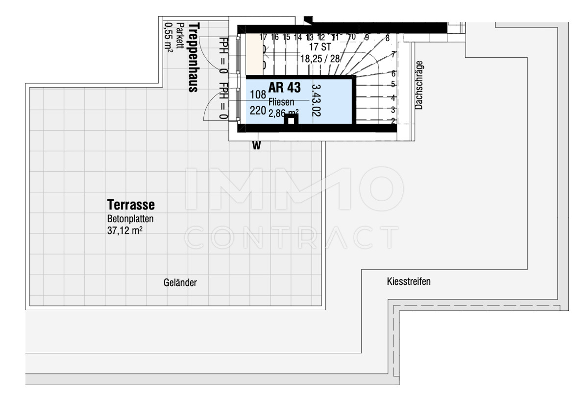 Dachterrassenwohnung mit traumhaftem Fernblick! /  / 2326 Lanzendorf / Bild 3