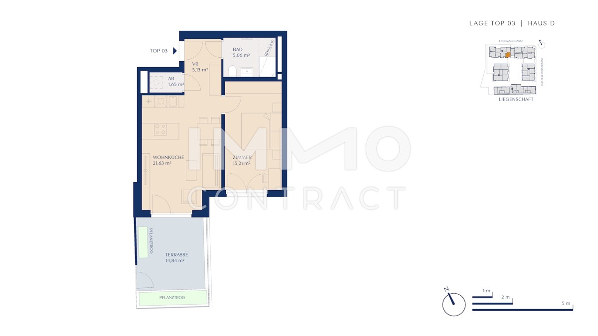 Neu am Markt ! Charmante 2 Zimmer Wohnung mit grozgiger Terrasse /  / 1230 Wien / Bild 1