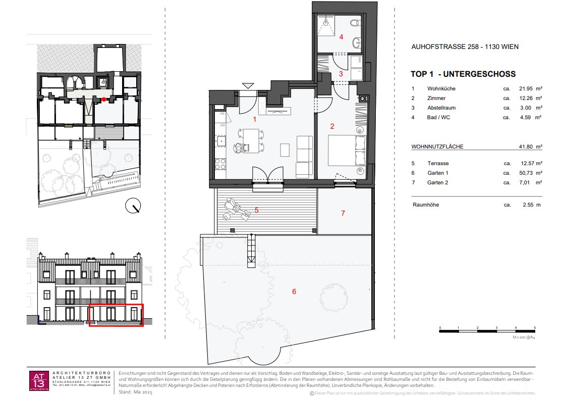 2-Zimmer-Gartenjuwel: exklusive Gartenwohnung mit Terrasse in Hacking /  / 1130 Wien / Bild 8