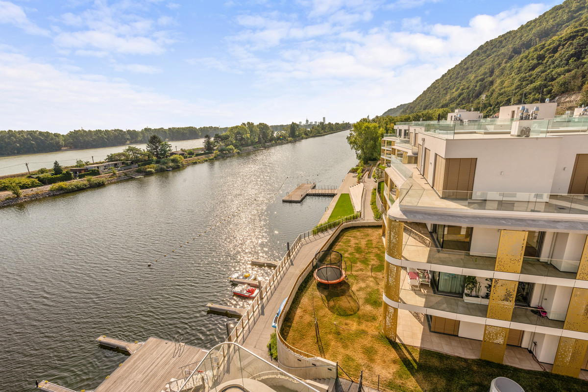 Einmalig! Penthouse mit 480m2 Terrasse - 1. Reihe am Wasser. Elevate your Lifestyle /  / 1190 Wien, Dbling / Wien 19., Dbl / Bild 0