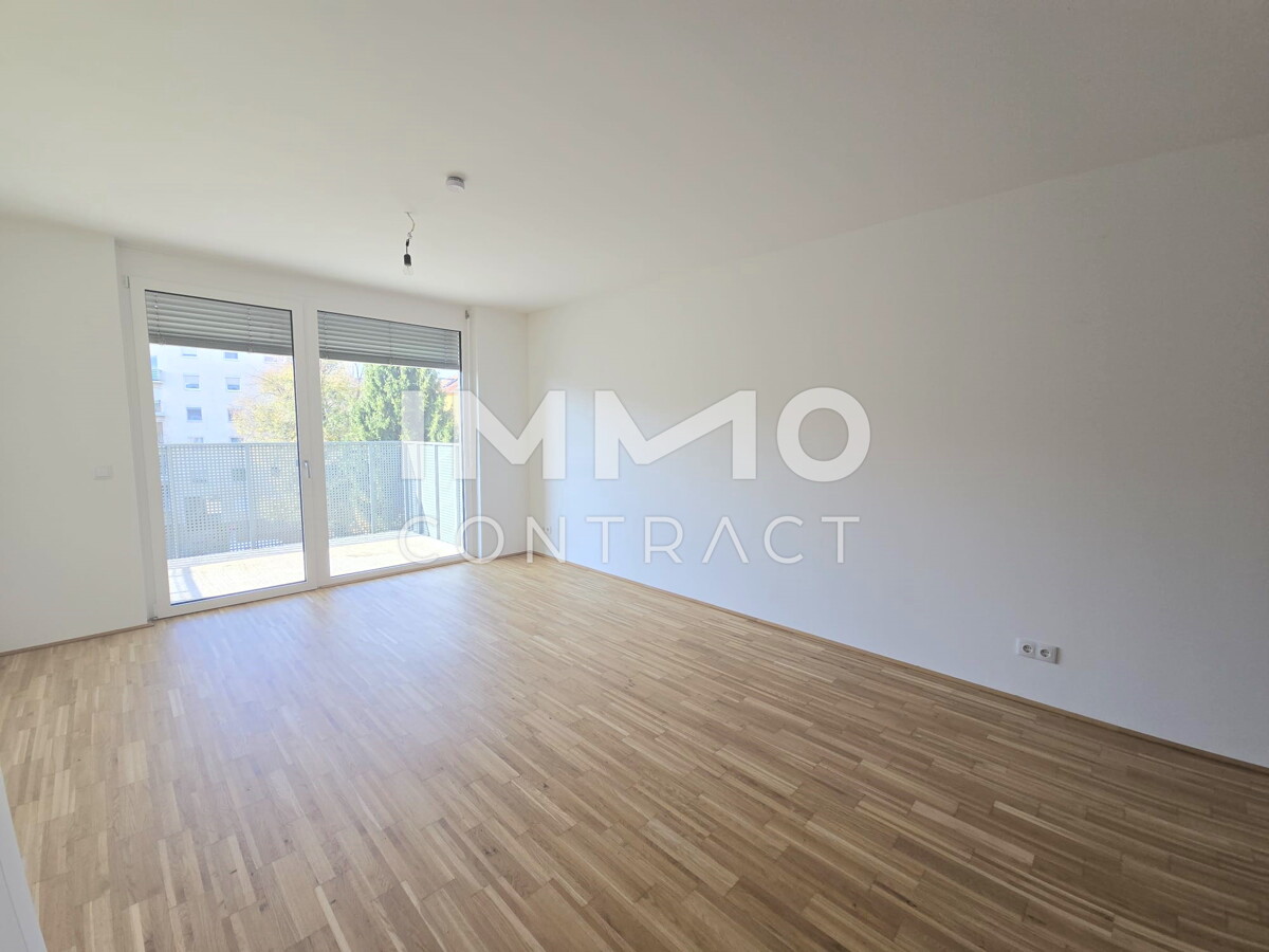 Geförderte, neuwertige 2 Zimmer Wohnung mit großem BALKON in Innenhoflage - Puchstraße 44 - Top 014 / / 8020 Graz / Bild 1