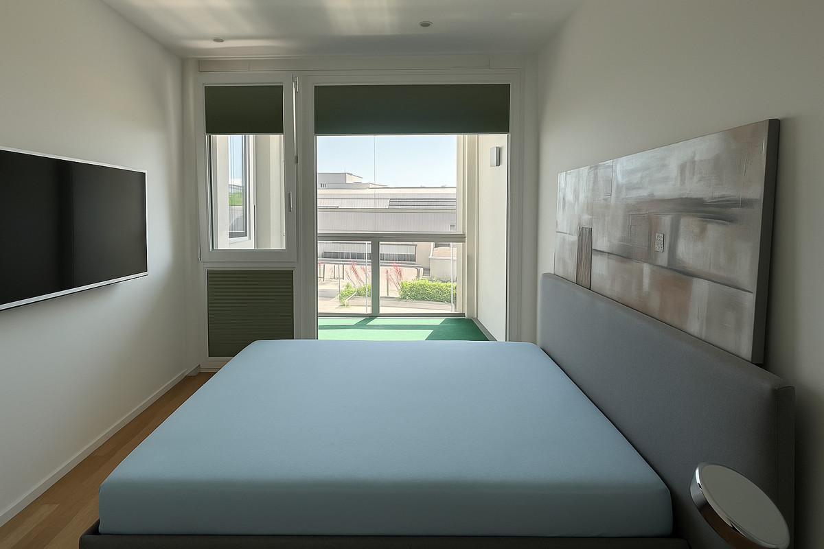 Design trifft Ausblick - 2 Zimmer Wohnung mit Pool am DACH - U1 vor der Tre /  / 1220 Wien / Bild 7